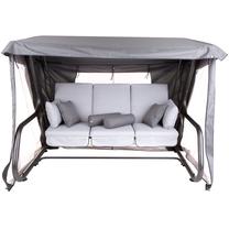 Lauko sūpynės Patio Venezia Lux, balta sp./pilka sp./grafito sp., 221 cm x 143 cm x 173 cm