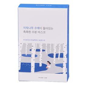 Маска для лица, набор Round Lab Birch Juice Moisturizing, 25 мл, 10 шт.