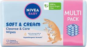 Детские влажные салфетки Nivea Baby Soft & Cream, 228 шт.