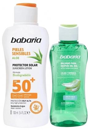 Средство для ухода за загаром для тела Babaria SPF50+, 300 мл