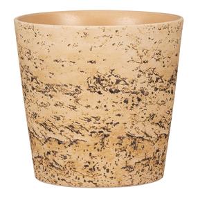 Lillepott Scheurich Cork 66989, keraamiline, Ø 16 cm, hele pruun v.