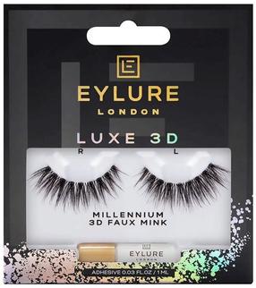 Mākslīgās skropstas Eylure Luxe 3D Millennium, melna krās.