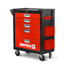 Тележки для инструментов Movitools, 74.5 см x 36.2 см x 87 см, красный цв.