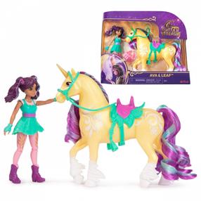 Lėlė su priedais Spin Master Unicorn Academy Ava & Leaf 6069631, 11 cm, įvairių spalvų