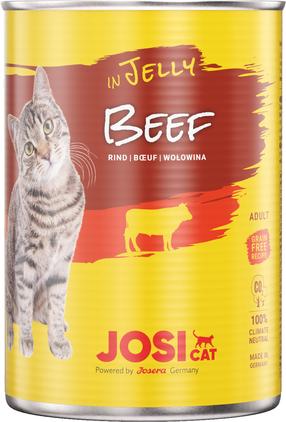Kassi märgtoit Josera JosiCat Beef In Jelly, veiseliha, 0.4 kg