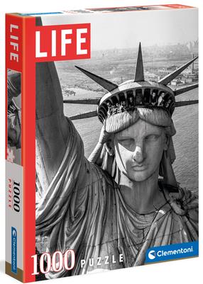 Пазл Clementoni Life: Statue Of Liberty 39635, 69 см x 50 см, 1000 шт., серый цв.