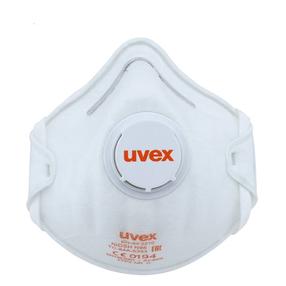Респиратор, с клапаном Uvex FFP2, белый цв., 3 pcs
