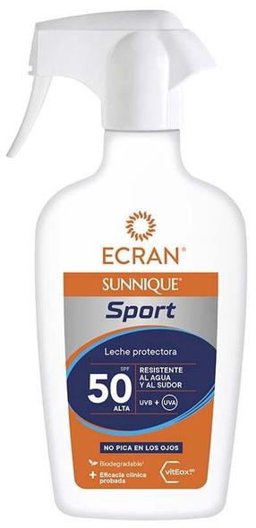 Средство для ухода за загаром для тела Ecran Sunnique Sport SPF50, 270 мл
