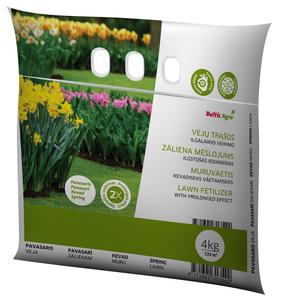 Mēslojums zālienam Baltic Agro, granulēts, 4 kg
