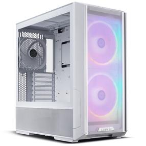 Корпус компьютера Lian Li Lancool 216 RGB, прозрачный цв./белый цв.