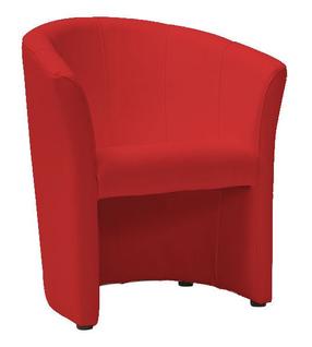 Krėslas Modern TM-1, raudona sp., 67 cm x 60 cm x 76 cm