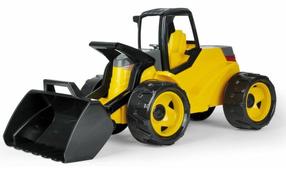 Mängutraktor Lena Excavator 02141E, kollane v.