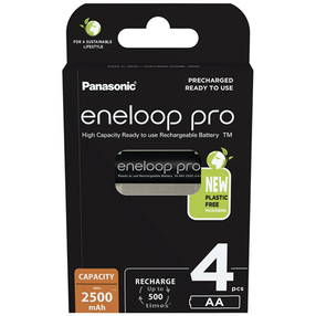 Laetav aku Panasonic Eneloop Pro, AA, 2500 mAh, 4 tk