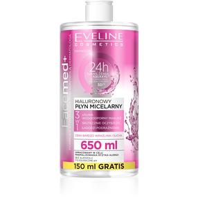 Мицеллярная вода Eveline Facemed+ Hyaluronic 3in1, 650 мл