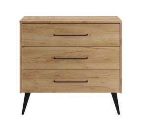 Komoda Pinio Retro, ruda sp., 92 cm x 100 cm x 52 cm