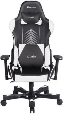 Spēļu krēsls Clutch Chairz Crank “Poppaye Edition” CKPP55BW, 52 x 56.5 x 37 - 45 cm, balta krās./melna krās.