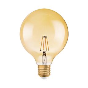 Лампочка Osram LED, G125, 2500 °К, E27, 7.5 Вт, 725 лм