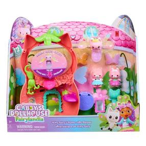 Kujukeste komplekt, koos tarvikutega Spin Master Gabby's Dollhouse Fairylandia Kitty Fairys Flutterriffic, mitmevärviline