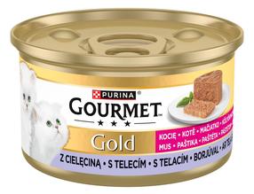 Šlapias kačių maistas Gourmet, veršiena, 0.085 kg