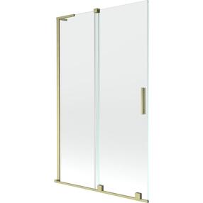 Dušo sienelė Mexen Velar L, 110 cm x 150 cm, skaidri sp./aukso matinė sp./grūdintas