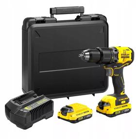 Bezvadu triecienurbjmašīna ar bateriju Stanley SFMCD715D2K-QW, 18 V, 2 Ah