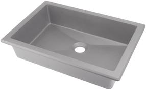 Vannitoa kraanikauss Deante Correo, graniit, 50 cm x 35 cm x 14 cm, hall v.