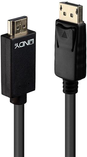 Laidas Lindy DisplayPort To HDMI HDMI, Displayport, 2 m, juoda sp.