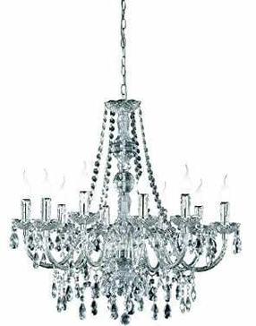 Krištolinis sietynas kabinamas Trio, E14, 10 x 40 W