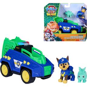Figūrėlių rinkinys, su priedais Spin Master Paw Patrol Chase Dino Rescue Cruiser, mėlyna sp./žalia sp.