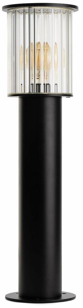 Vabalt seisev välisvalgusti Argon Norfolk, 15W, E27, IP44, must v., 14 cm x 52 cm