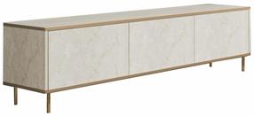 Televizoriaus spintelė Kalune Design Imaj, aukso sp./travertine sp., 35 cm x 180 cm x 45.2 cm