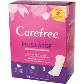Higiēniskie ieliktnīši Carefree Plus Large, Large, 48 gab.
