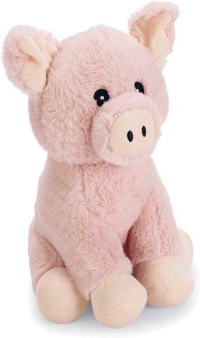 Rotaļlieta sunim, plīša manta Beeztees Pig Gino 619992, 18 cm, rozā krās.