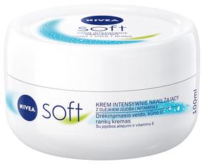 Veido kremas Nivea Soft, 100 ml