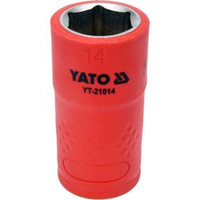 Шестигранная головка Yato YT-21014, 45 мм, 14 мм, 3/8"