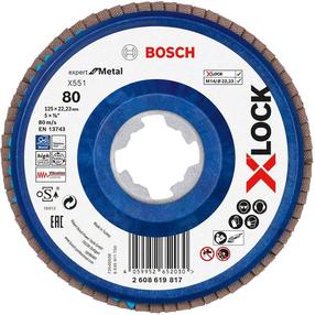 Lapiņu slīpēšanas disks Bosch 2608619817, 125 mm x 22.23 mm