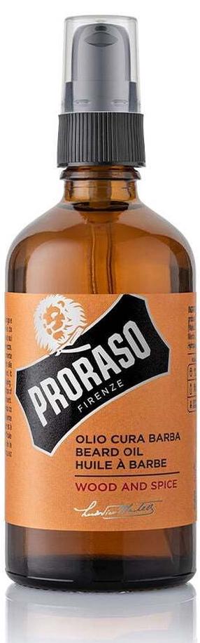 Barzdos priežiūros priemonė Proraso Wood And Spice, 100 ml