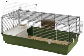  Клеткa для грызунов Ferplast Rabbit 120, 118 см x 58.5 см x 49.5 см, зеленый цв.