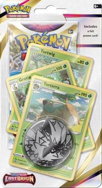 Kortų žaidimas Pokemon Sword & Shield 11 Lost Origin Premium Checklane Blister Torterra, EN
