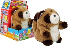 Žaislinis gyvūnas meškėnas Lean Toys Magic Cute, 12 cm, ruda sp.