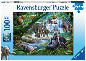 Пазл Ravensburger Jungle Family, 100 шт.