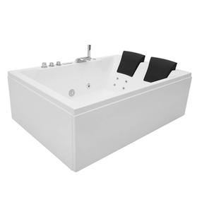 Ванна, массажная Bellagio Luxury Bergo, 180 см x 120 см x 61 см, прямоугольный, белый цв.
