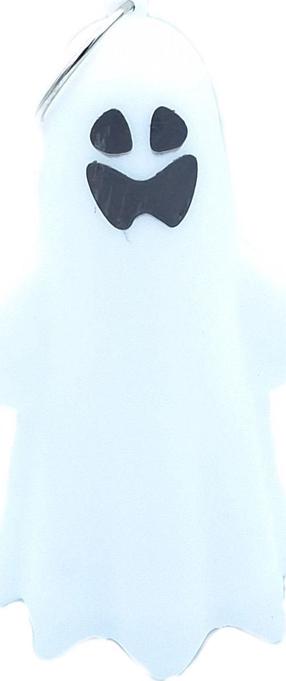 Dekoracija, raktų pakabukas Ghost, balta sp., 10 cm
