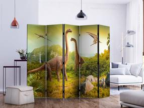 Širma Artgeist Dinosaurs Ii, įvairių spalvų, 225 cm x 172 cm