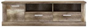 ТВ стол Forte, дубовый цв., 52.7 см x 179.2 см x 51.4 см