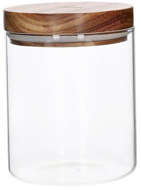 Lielapjoma produktu konteiners Homla Carlos 206445, 0.7 l, caurspīdīga krās./brūna krās.