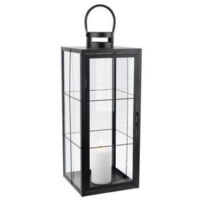 Laterna Domoletti 53000009544, metāls, 53 cm, melna krās.