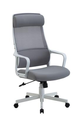 Darbo kėdė Domoletti MC-1088E, 49 x 51 x 114 - 124 cm, balta sp./juoda sp.