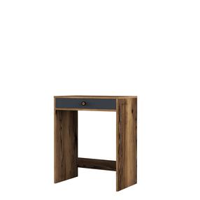 Туалетный столик Kalune Design Lizbon, антрацитовый цв./ореховый цв., 40 см x 70 см x 84.7 см