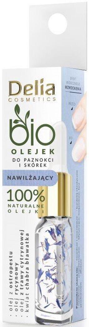 Nagų ir odelių aliejus Delia Cosmetics Bio Moisturizing, 10 ml